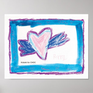 Poster - KidsArt pour CHOC - Flying Heart