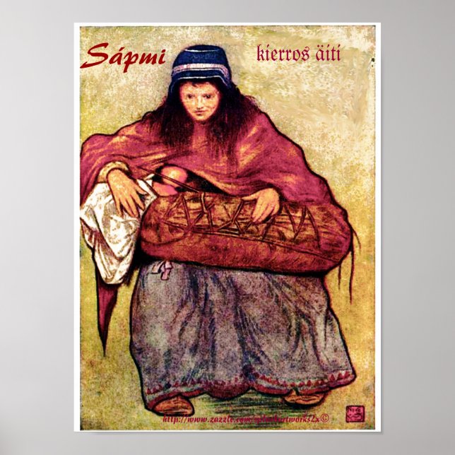Poster "kierros äiti ~ Sápmi" (Devant)