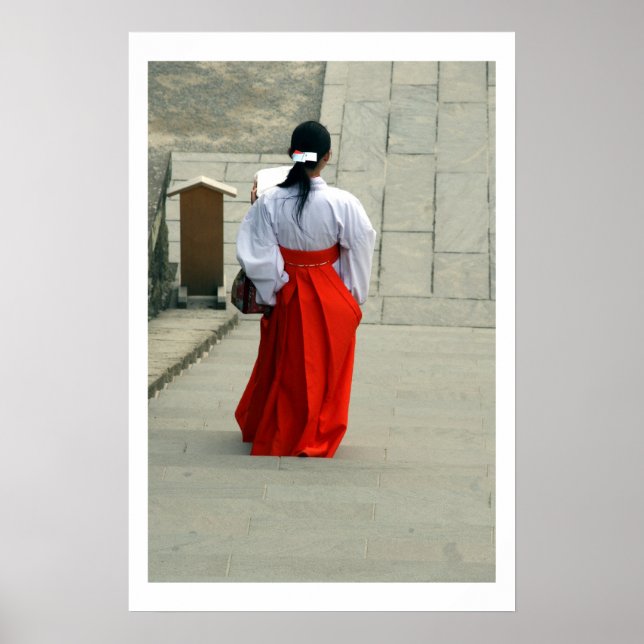 Poster kimono japon (Devant)