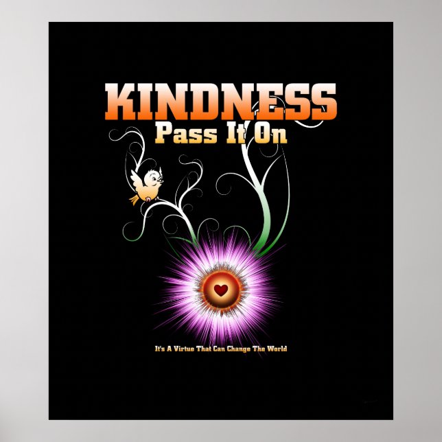 Poster KINDNESS - Passez-Le Sur L'Affiche Archivée (Devant)