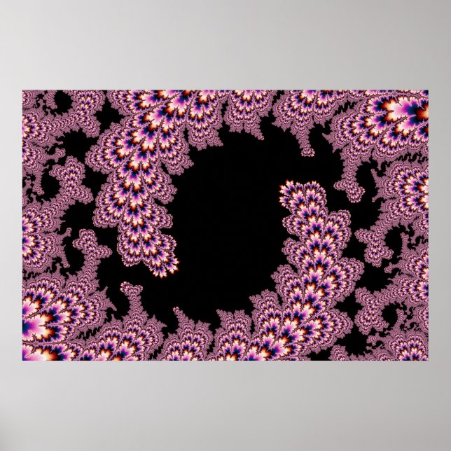 Poster Kinétique - Mandelbrot Art (Devant)