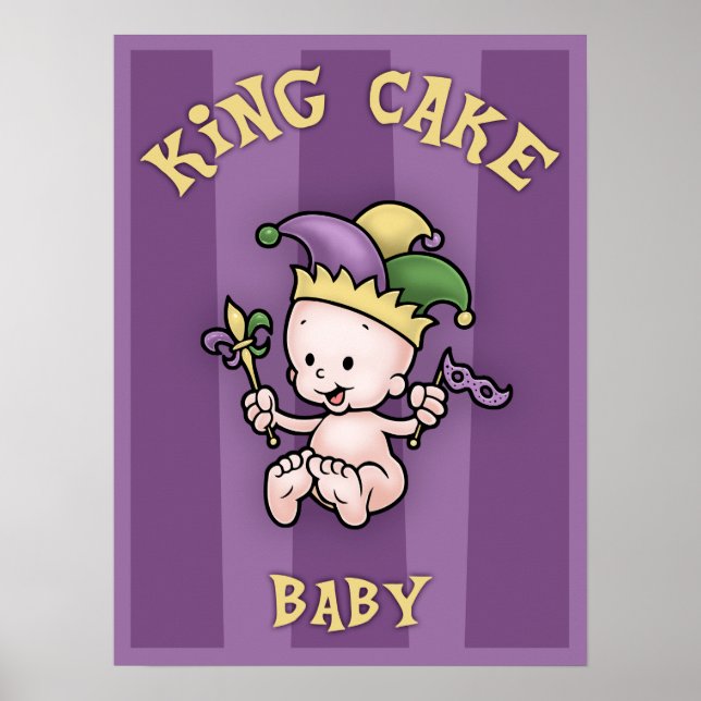Poster King Cake Baby (Devant)