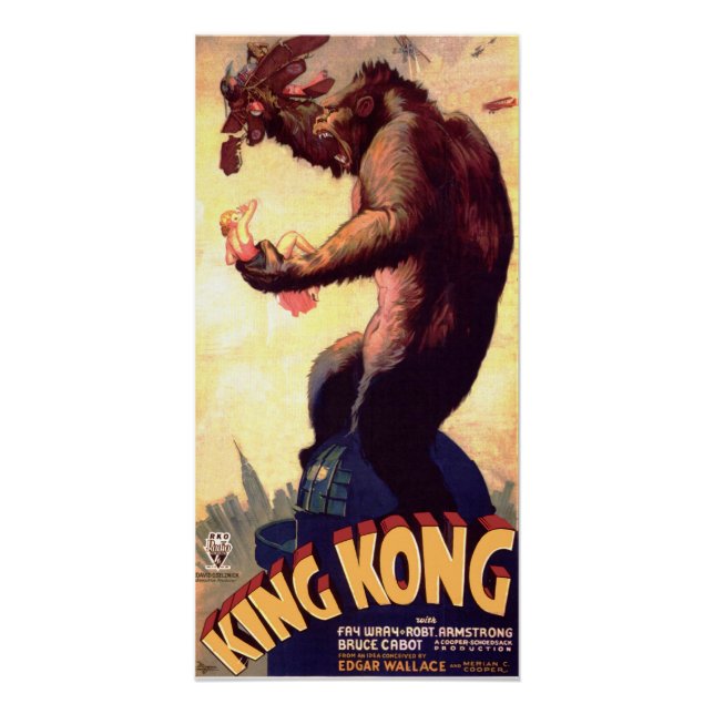 Poster King Kong Monster Retro Vintage Movie  (Devant)