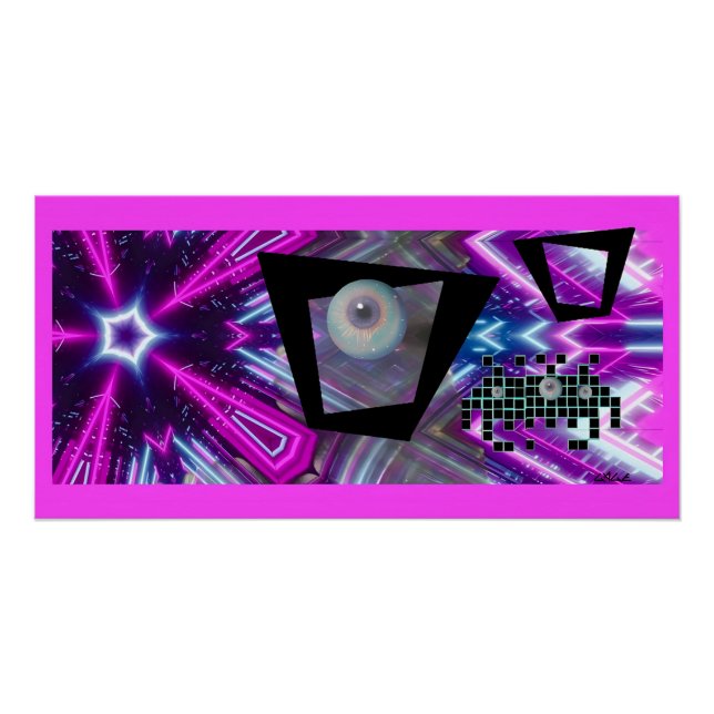 Poster King of the New Vaporwave Invasion (Devant)