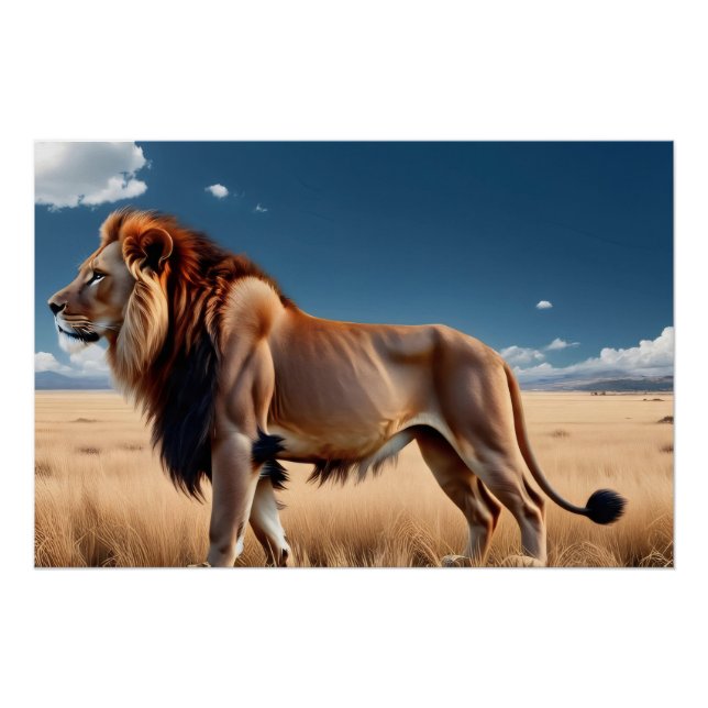 Poster King of the Savannah (Devant)