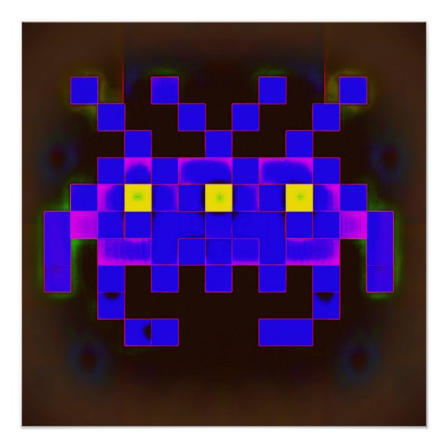 Poster King of the Space Invasion (Version B) (Devant)