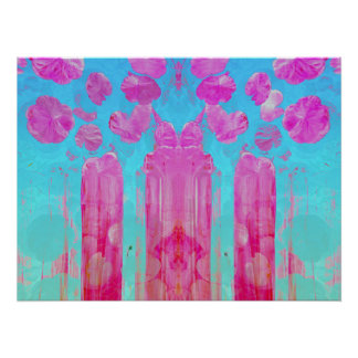 Poster Kisses in pink