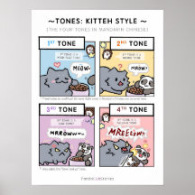Poster Kitteh-Tones