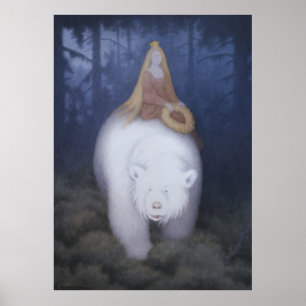 Poster Kittelsen King Valemon L'ours blanc CC0818 XL