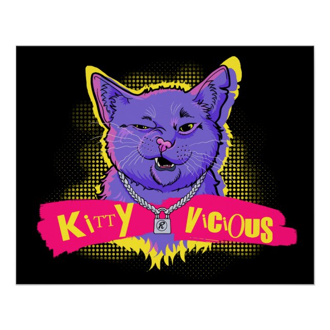 Poster Kitty Vicious  (Devant)