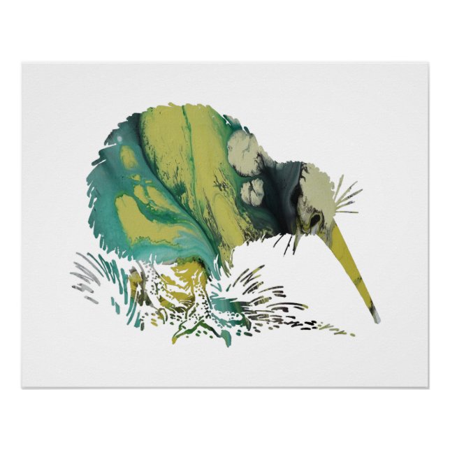 Poster Kiwi Bird (Devant)