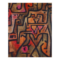Klee Expressionniste Forêt Abstraite Art Moderne