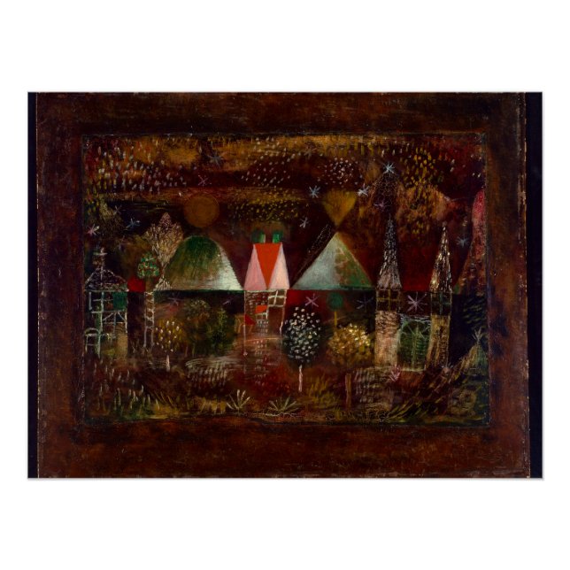 Poster Klee - Fête de nuit (Devant)