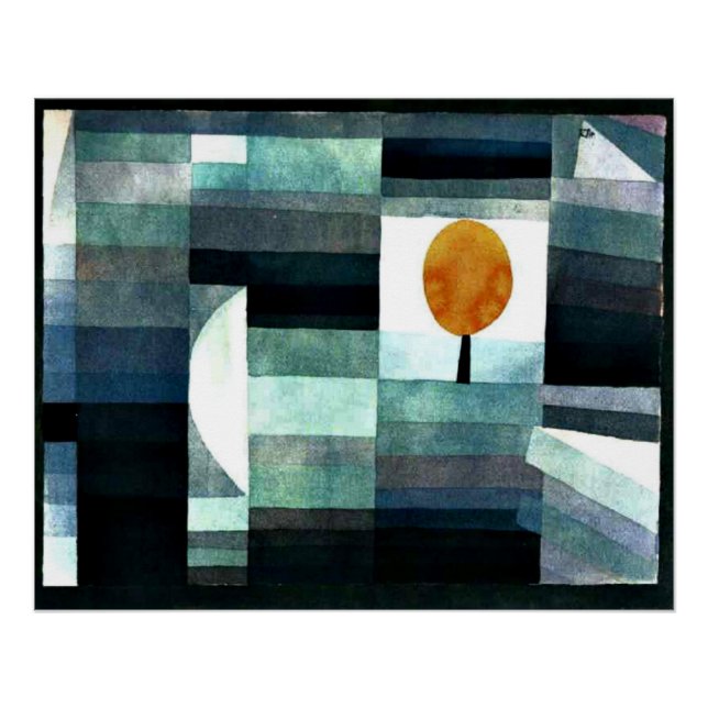 Poster Klee - Le Messager de l'Automne (Devant)