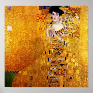 Poster Klimt Portrait de l'affiche Adele Bloch-Bauer