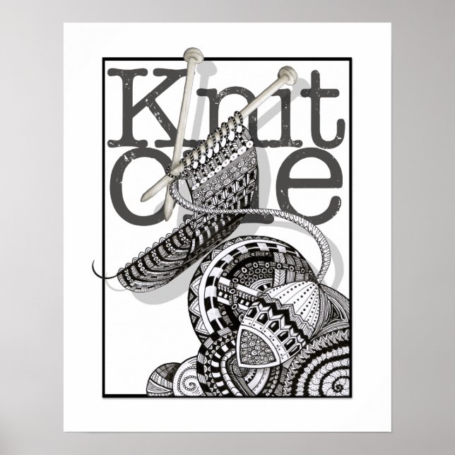 Poster Knit One Doodle Art (Devant)