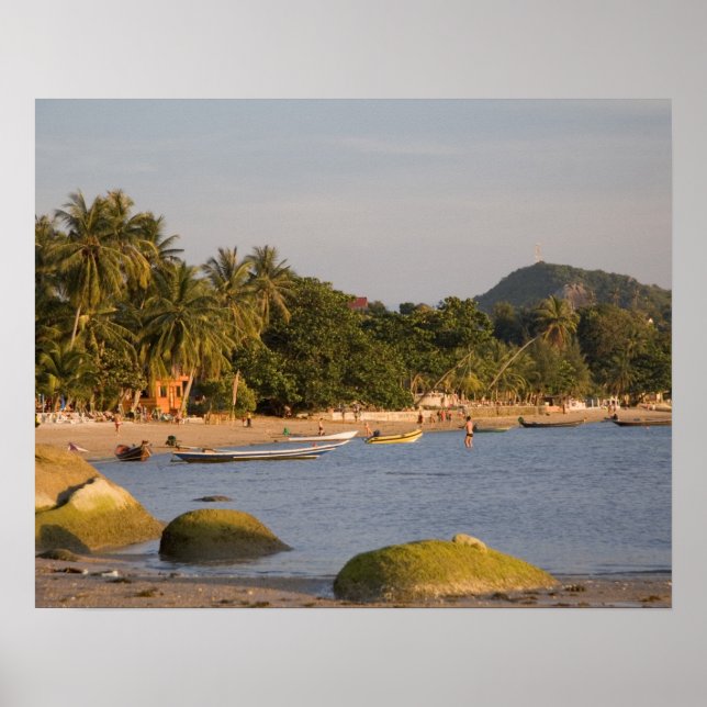 Poster Ko Phangan, Thaïlande. En dehors de l'île agitée (Devant)