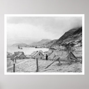 Poster Kodiak, Alaska Panorama 1909