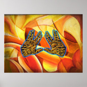 Poster Kohanim Bénédiction