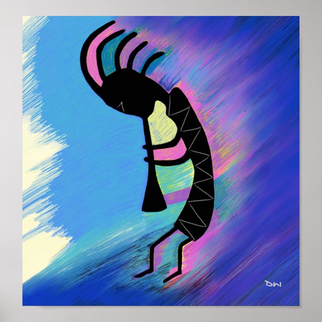 Poster Kokopelli (Devant)