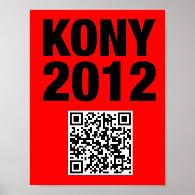 Poster Kony 2012 8x11 (Devant)