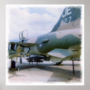 Poster Korat AFB Thaïlande 1968 F-105 A2