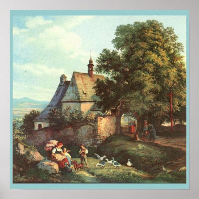 Poster Kostel sv. Anny v Krupka à Teplice (Devant)