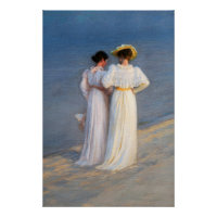 Kroyer - Soirée d'été sur Skagen Beach Closeup