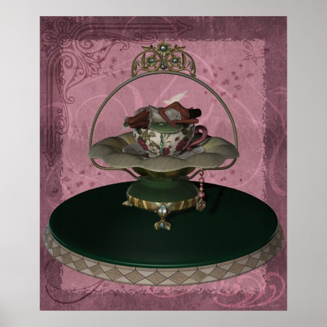 Poster KRW African American Tea Cup Faerie (Devant)