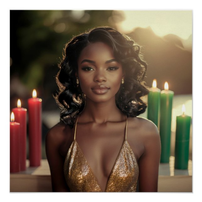 POSTER KWANZAA - JOYEUX KWANZAA -  (Devant)