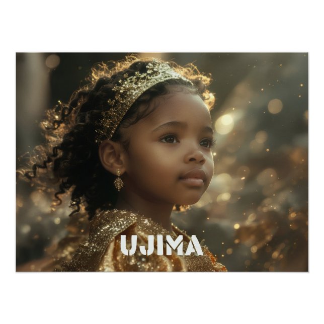 POSTER KWANZAA - UJIMA - (Devant)