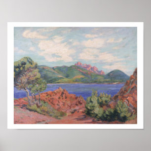 Poster La baie d'Agay, vers 1905 (huile sur toile)