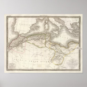 Poster La Barbarie - Afrique du Nord