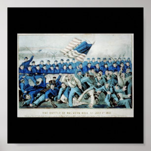 Poster La bataille de la colline de Malvern, Va. Le 1er