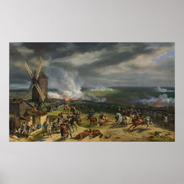 Poster La bataille de Valmy par Jean-Baptiste Mauzaisse (Devant)