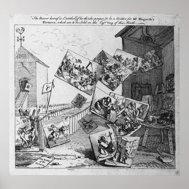 Poster La bataille des images, 1745 (Devant)