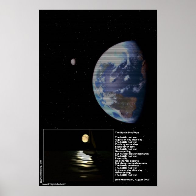 Poster La bataille n'a pas gagné : Arrière - plan de la T (Devant)