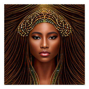 Poster La beauté africaine de Regal : célébrer l'histoire