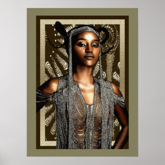 Poster La beauté cérémonielle tribale