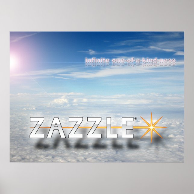 Poster La Beauté de Zazzle est... (Devant)
