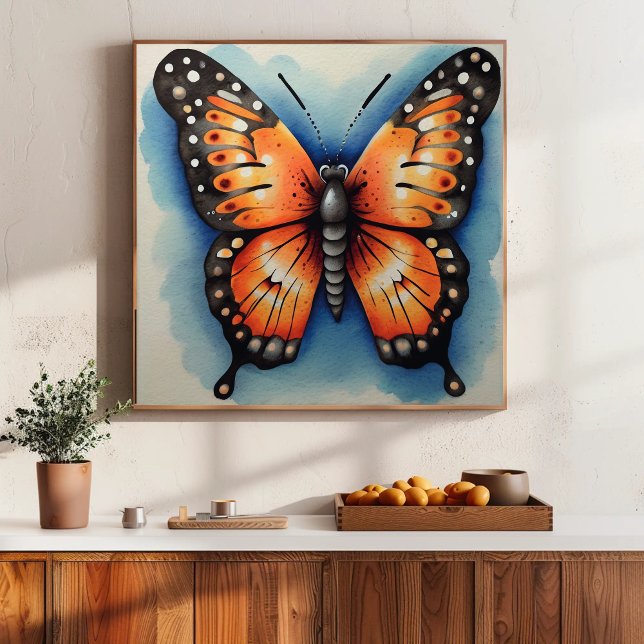 Poster La beauté du papillon de la nature (Créateur téléchargé)