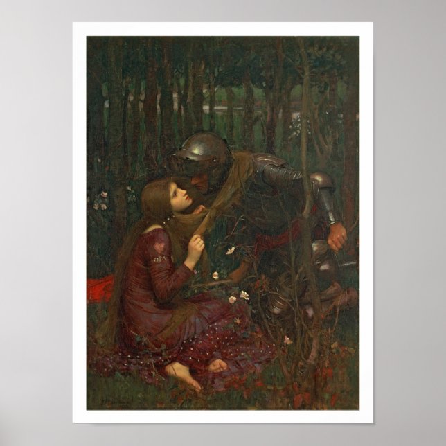 Poster La Belle Dame Sans Merci, 1893 (Devant)