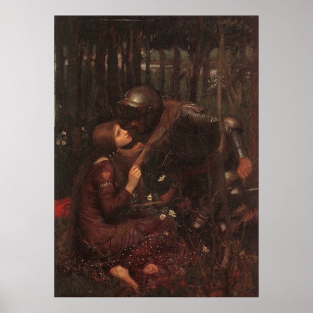 Poster La Belle Dame Sans Merci Canvas Print (Devant)