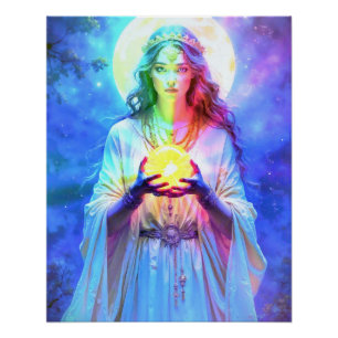 Poster La Belle Voyante de la boule de cristal