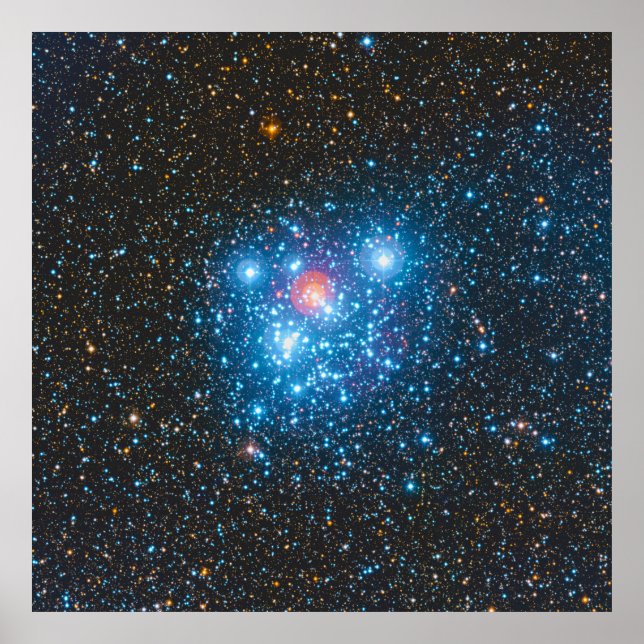 Poster La boîte à bijoux Kappa Crucis Star Cluster NGC 47 (Devant)