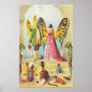 Poster La Boule des papillons