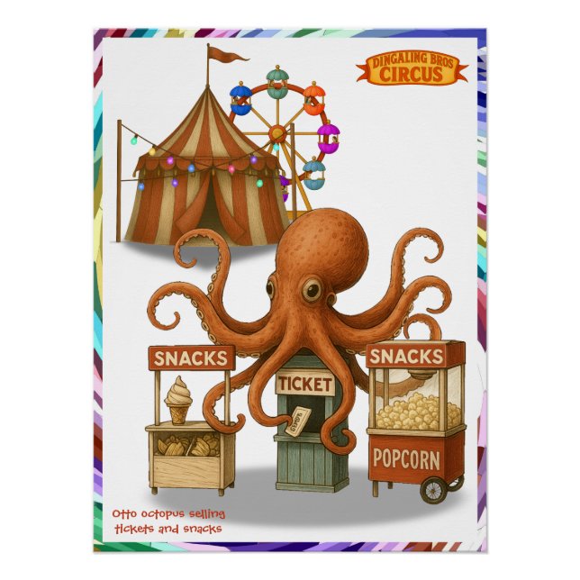 Poster La cabane de snacks du cirque d'Otto (Devant)