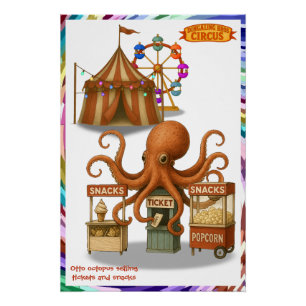 Poster La cabane de snacks du cirque d'Otto