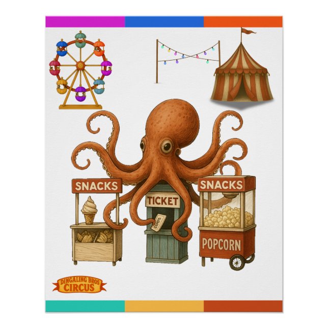 Poster La cabane de snacks du cirque d'Otto (Devant)