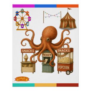 Poster La cabane de snacks du cirque d'Otto